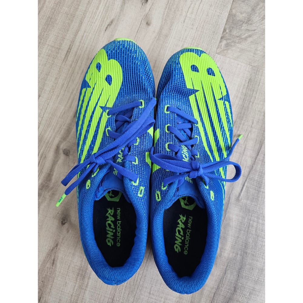 New Balance XC7 V3 Mens 7.5 Blue Green Cross Country Racing Shoes - Picture 2 of 6